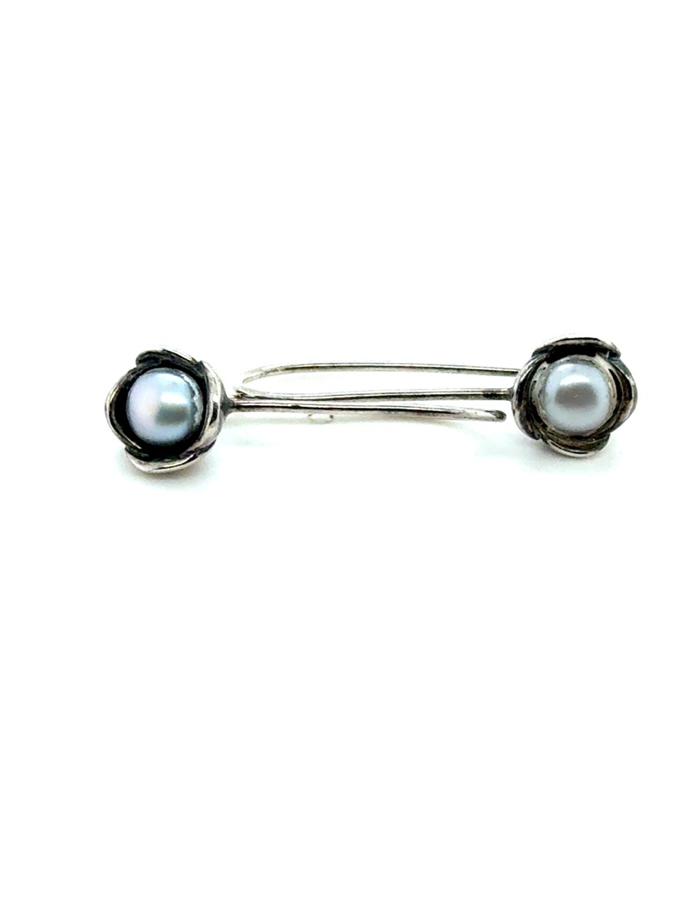Pandora Bloom Dangle Pearl Earrings‎ - Retired